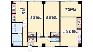 呉服町アドバンスビルの物件間取画像